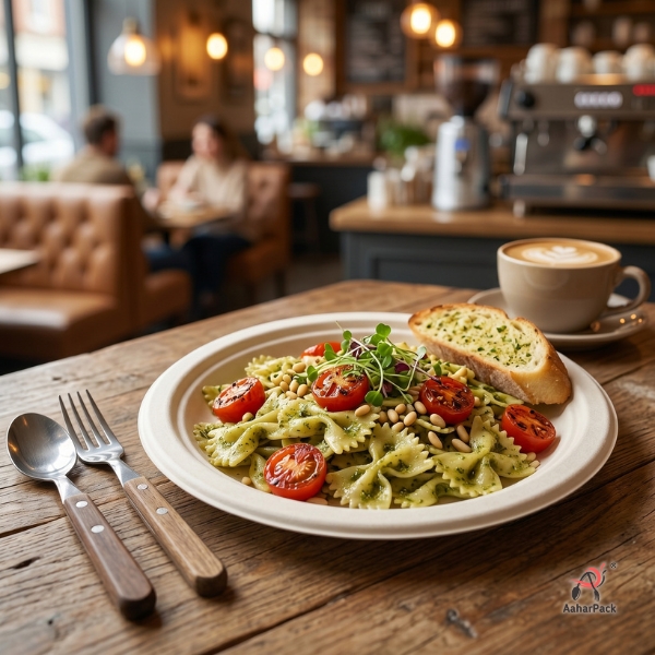 10 Inch Bagasse Round Plate