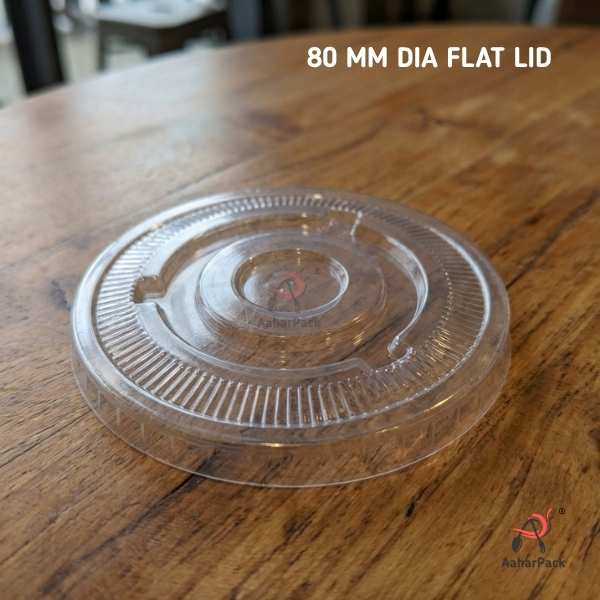 80 MM Dia Flat Lid