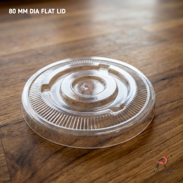 90 MM Dia Flat Lid