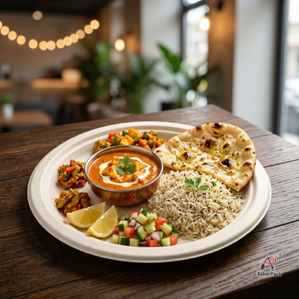 12 Inch Bagasse Round Plate